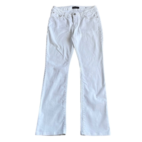 Women’s Jeans LEE Platinum Label Trousers White Bootcut Mid Rise Jeans - Picture 2 of 6